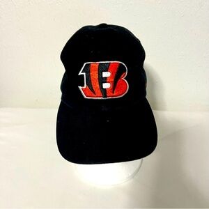 Mens Cincinnati Bengals '47 Brand Black Cleanup Adjustable Hat NFL OSFA Cotton